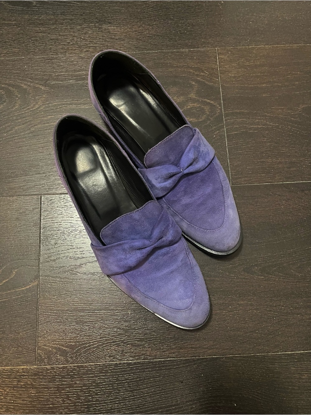 Purple Suede Women’s Loafers